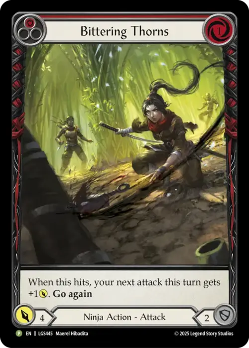 Bittering Thorns - Red Card Front