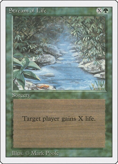 Stream of Life Card Front