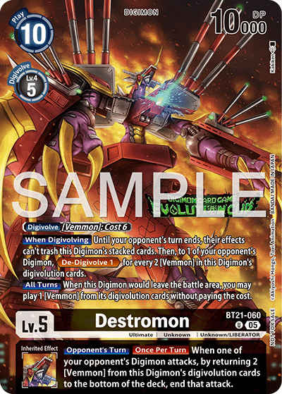 Destromon Card Front