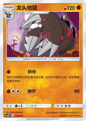 Excadrill Card Front