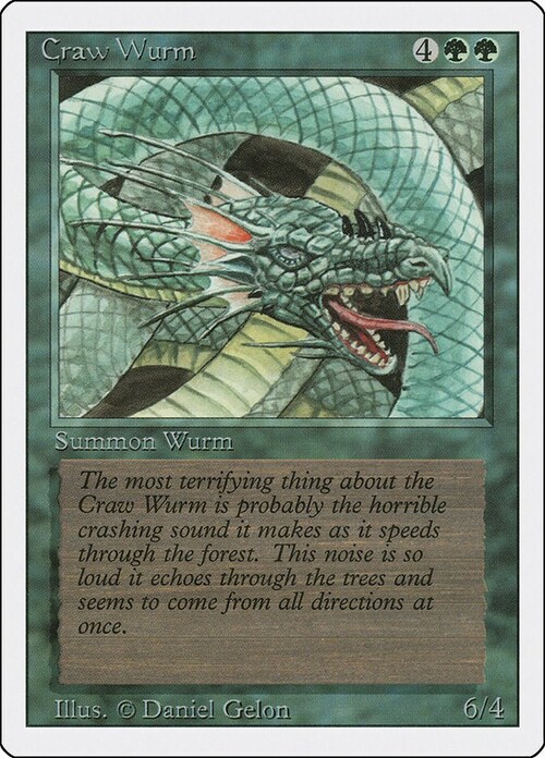 Wurm Devastatore Card Front