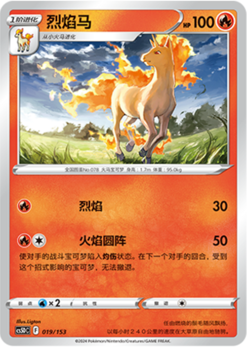 Rapidash Frente