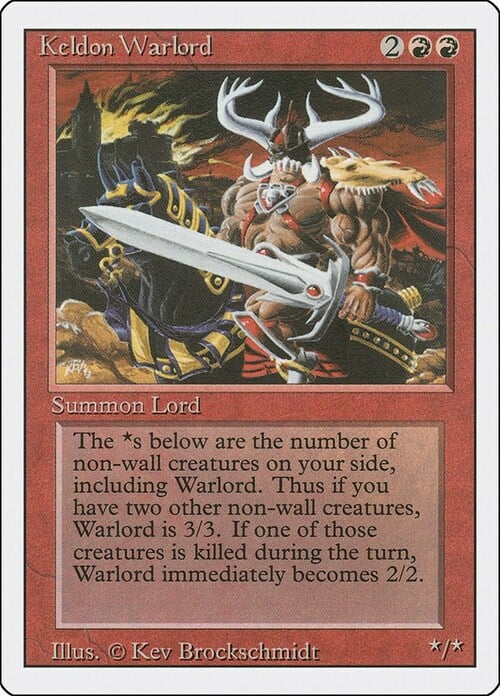 Signore della Guerra Keldon Card Front