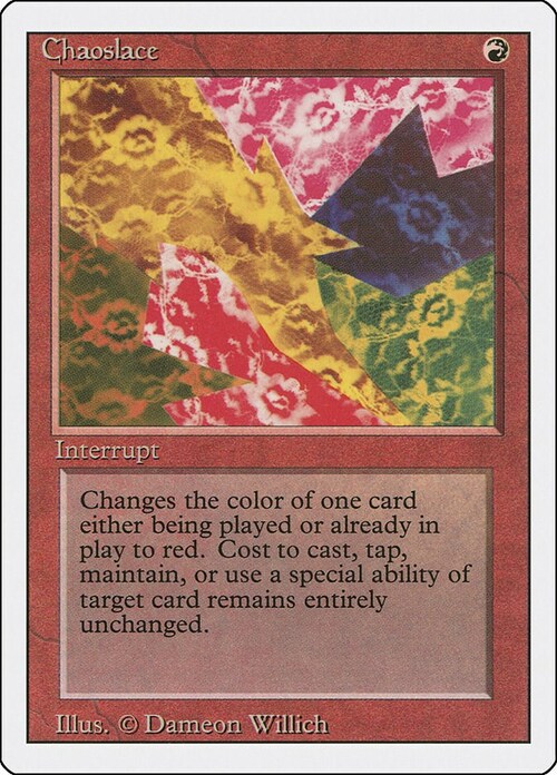 Chaoslace Card Front