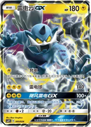 Thundurus GX Card Front