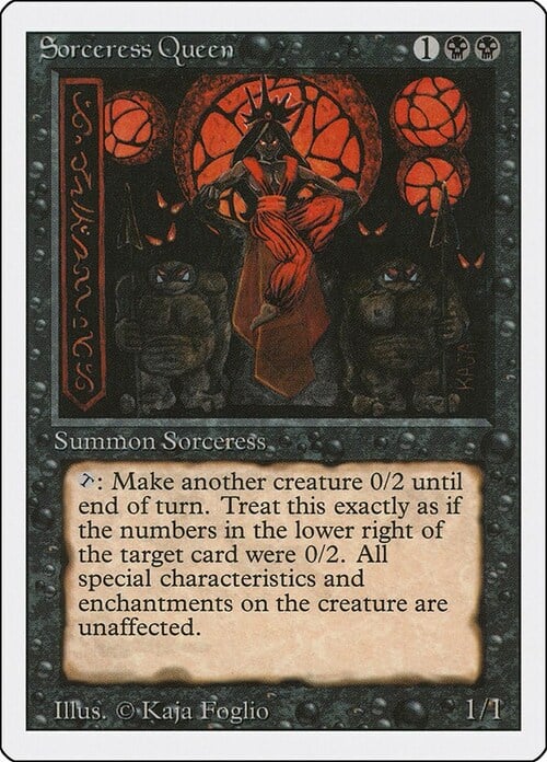 Sorceress Queen Card Front