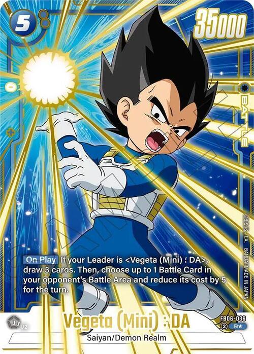 Vegeta : DA Card Front