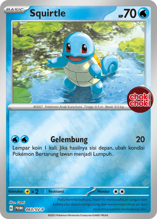Squirtle Frente