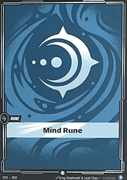 Mind Rune Card Front