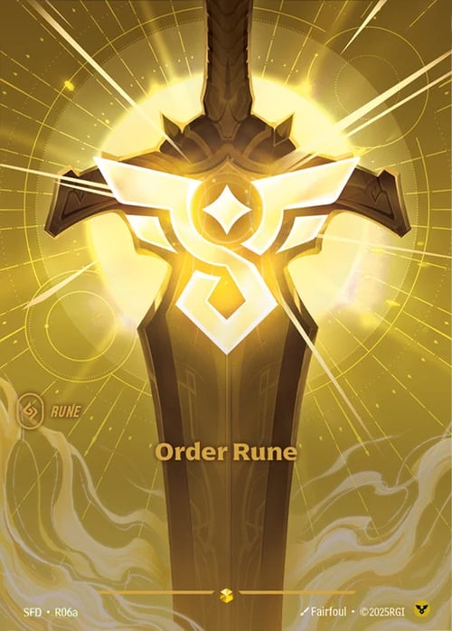 Order Rune Frente
