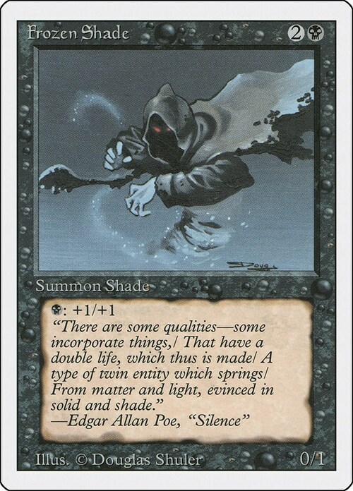 Frozen Shade Card Front