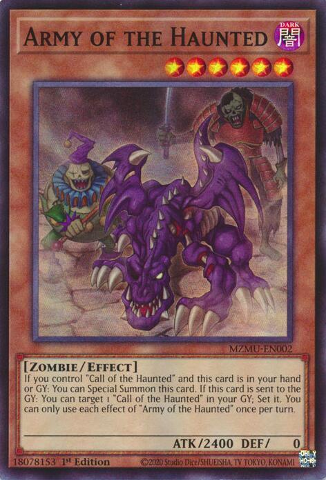 Army of the Haunted Card Front