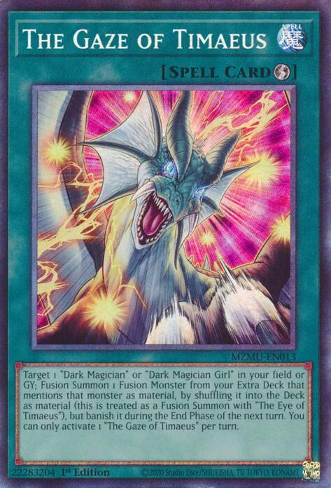 The Gaze of Timaeus Card Front