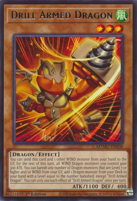 Drill Armed Dragon Card Front
