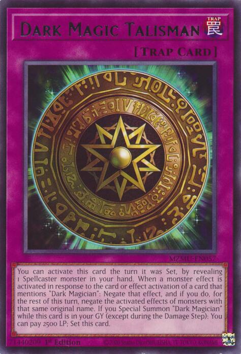 Dark Magic Talisman Card Front