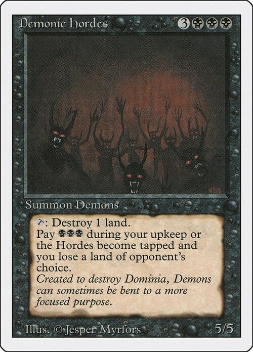 Orde Demoniache Card Front