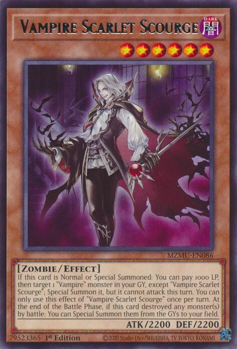 Flagello Scarlatto Vampiro Card Front