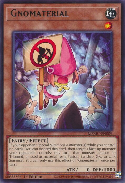 Gnomateriale Card Front