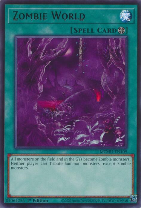 Mondo Zombie Card Front