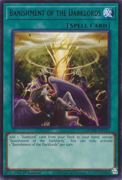 Banishment of the Darklords Card Front