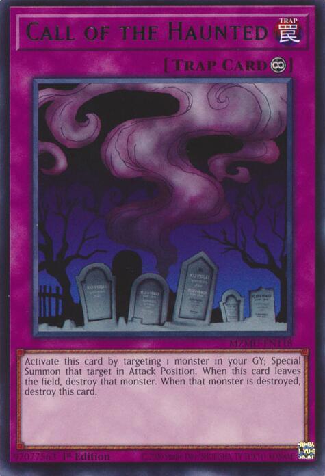Call of the Haunted Card Front