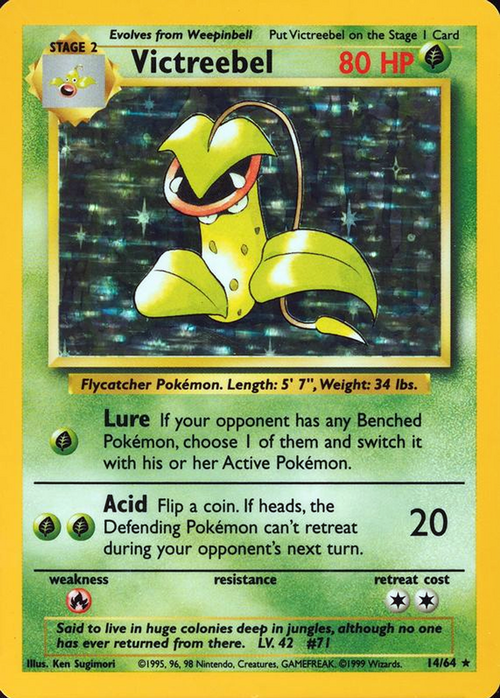 Victreebel Card Front