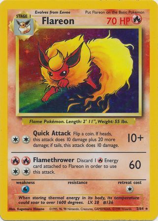 Flareon Card Front