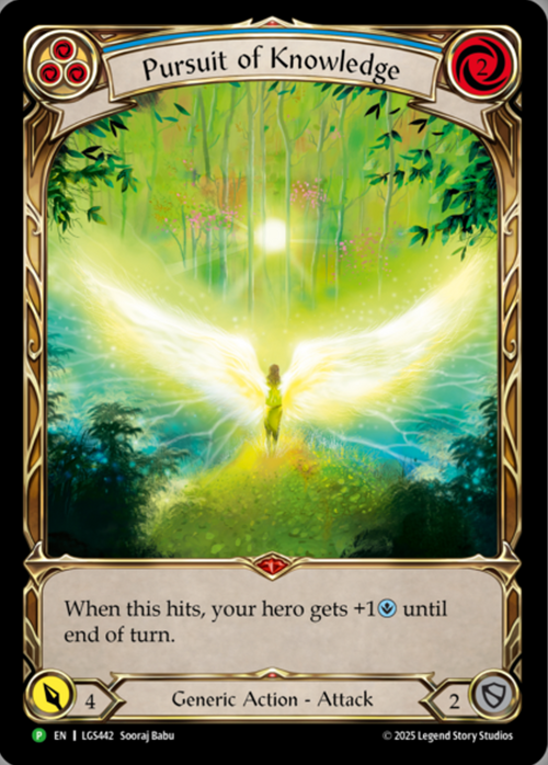 Pursuit of Knowledge Card Front