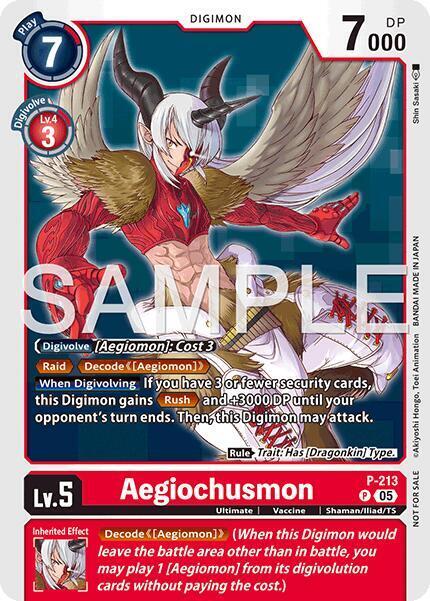 Aegiochusmon Card Front