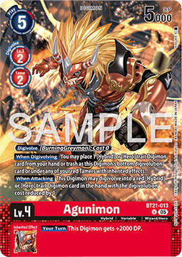Agunimon Card Front