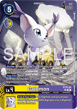 Gatomon Card Front