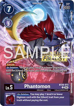 Phantomon Card Front