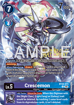 Crescemon Card Front