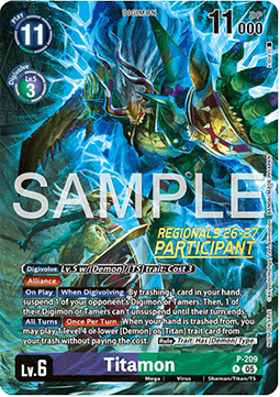 Titamon Card Front