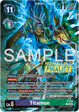 Titamon Card Front