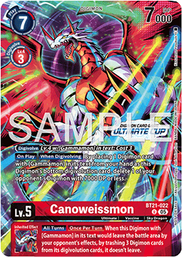 Canoweissmon Card Front