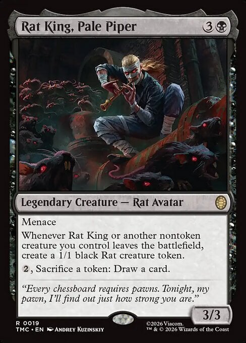 Rat King, Pale Piper Card Front