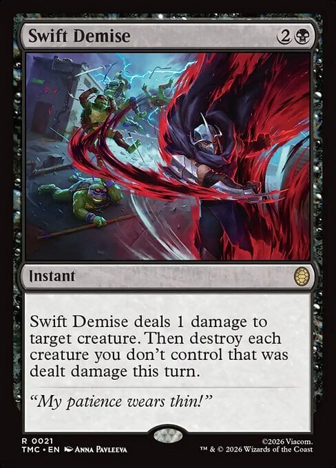 Swift Demise Card Front