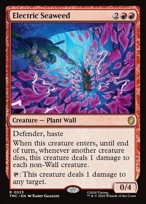 Electric Seaweed Card Front