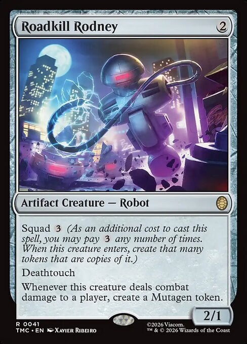 Roadkill Rodney Card Front