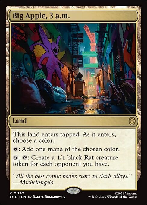 Big Apple, 3 a.m. Card Front