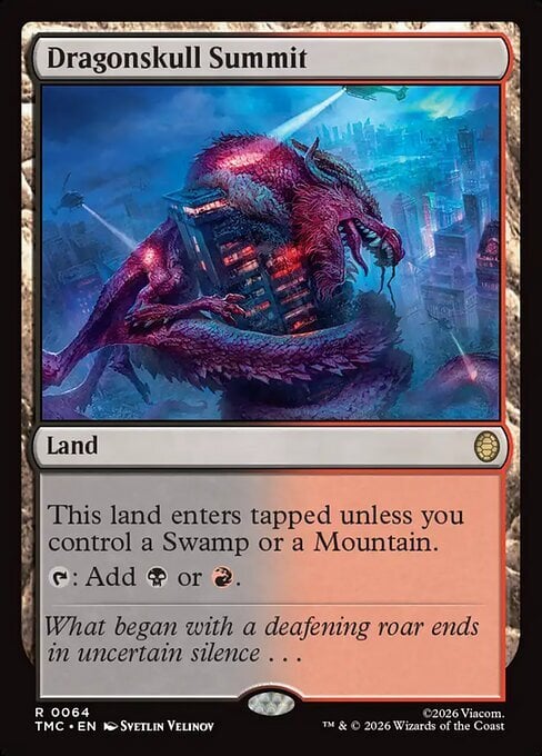 Vetta del Teschio di Drago Card Front