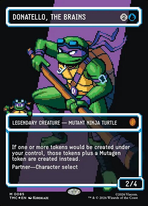 Donatello, the Brains Card Front