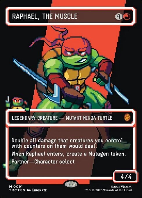 Raphael, the Muscle Card Front