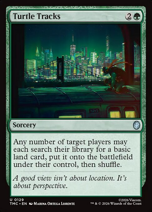 Turtle Tracks Card Front