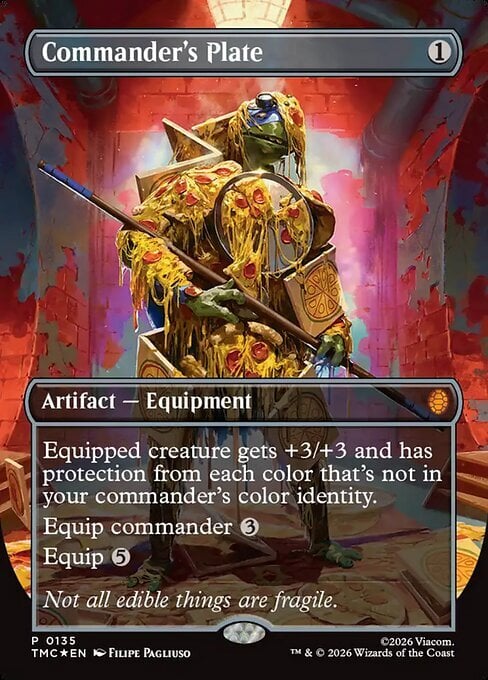 Armadura de comandante Frente