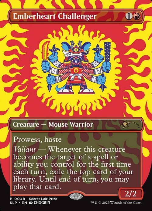 Sfidante Cuore Ardente Card Front