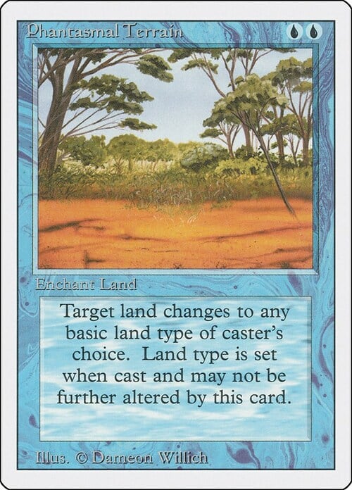 Phantasmal Terrain Card Front