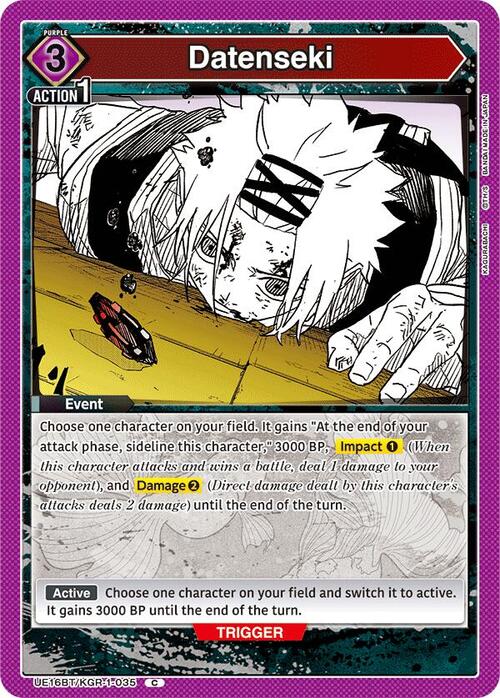 Datenseki Card Front