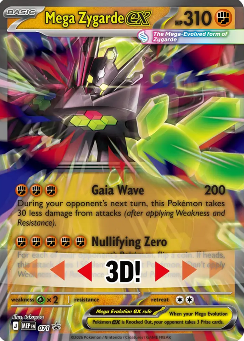 Mega Zygarde ex Card Front